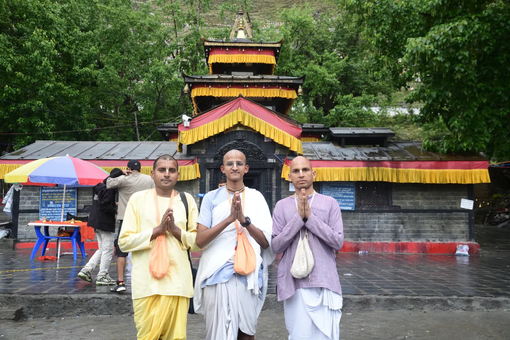Indian tourists at Muktinath